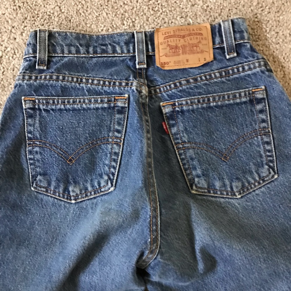 High waisted Levi’s 550